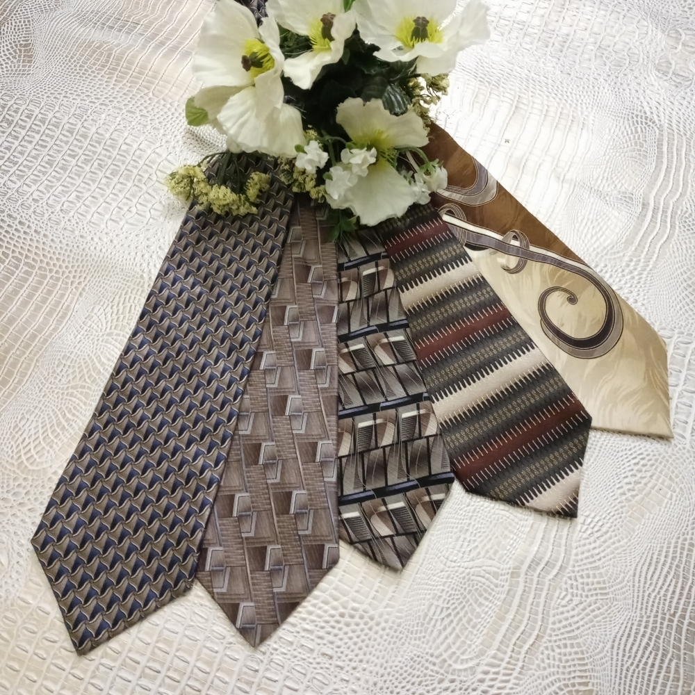 BOGO🆓 | Vintage+ 100% Silk Men's Neck Tie Bundle
